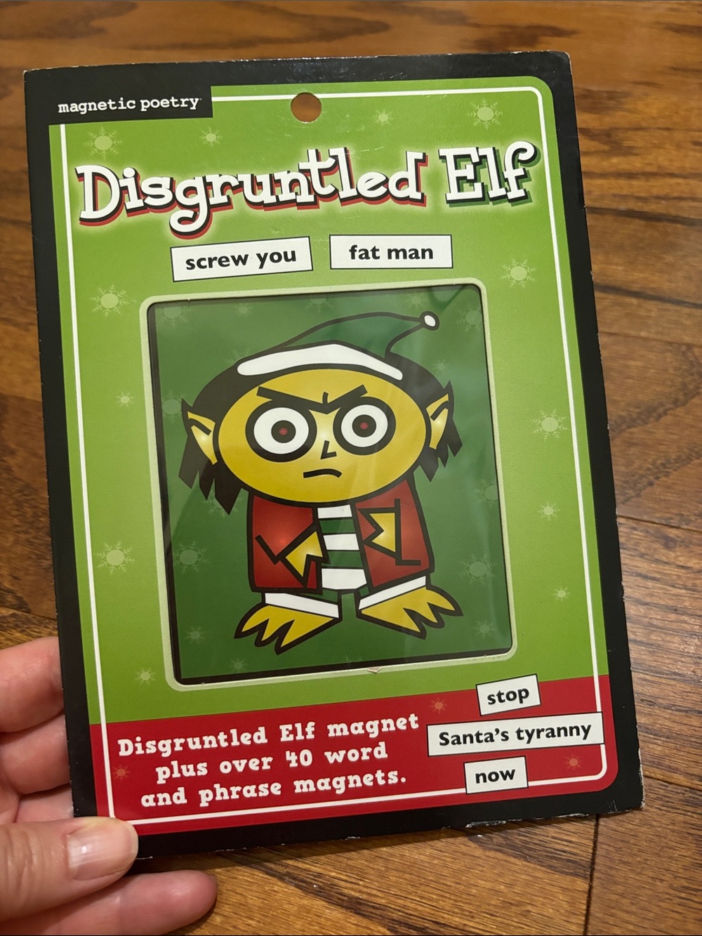 Disgruntled Elf Magnetic Poetry